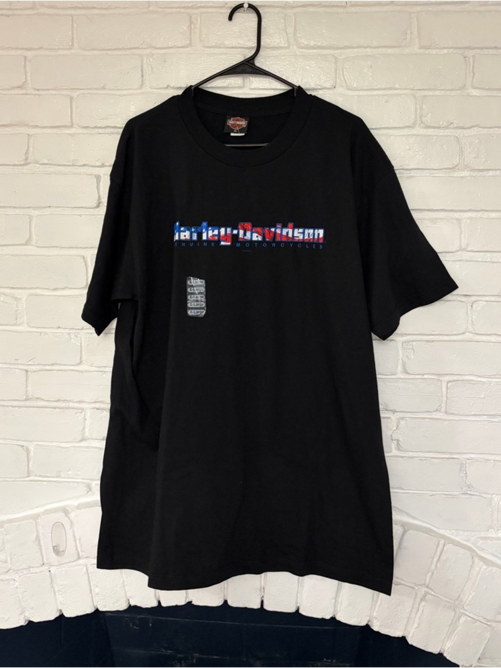 Vintage USA American flag Harley Davidson shirt size xl Orlando Florida size xl